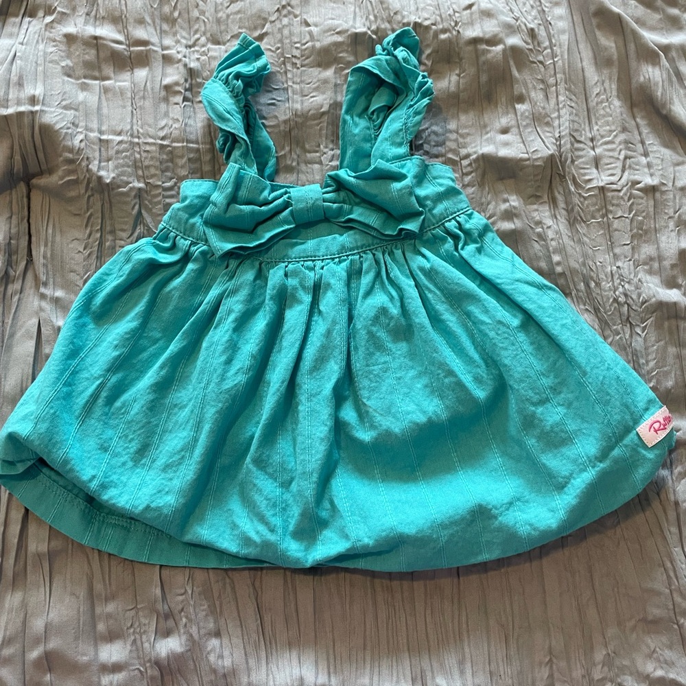 Ruffle Butts baby dress. 0-3 months